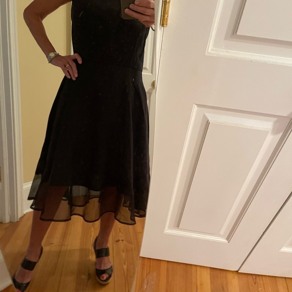 Vintage Karen Warren beautiful black dress made in USA 🇺🇸